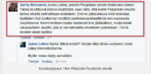 Perjantai sivustoa siivotaan itselleen sopivaksi. Koko totuutta ei kerrota